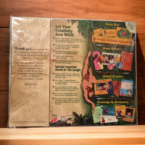 🆕️ Disney's Tarzan Print Studio Creativity For All Ages - Picture 2 of 5